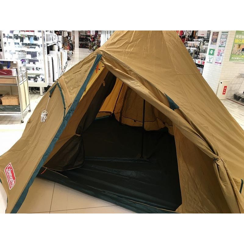 ☆新品未使用☆Coleman X-Cursion Tepee グランドシート付き 美品】Coleman X-Cursion Tepee/325+ キャンプテント コールマン