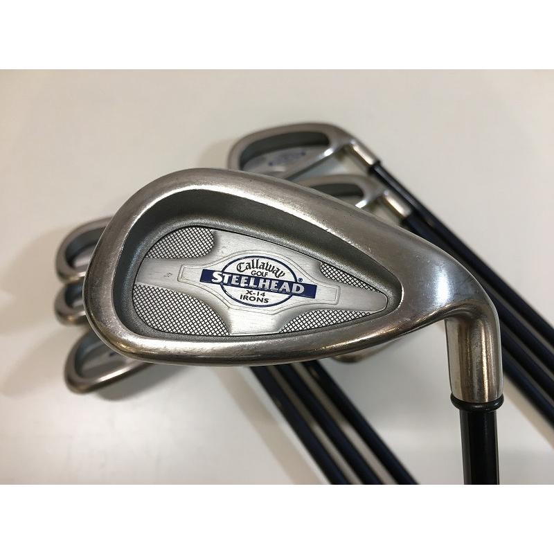 キャロウェイ スチールヘッド X-14 アイアン8本（5-9, P, S, A） キャロウェイ Callaway 【並品】右用アイアン8本（5-9.A.P.S
