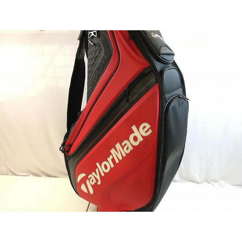 TaylorMade ゴルフ キャディバッグ ブラック レッド9.5型 送料無料】 テーラーメイド TaylorMade 9.5型 6分割 約5.3kg キャディ