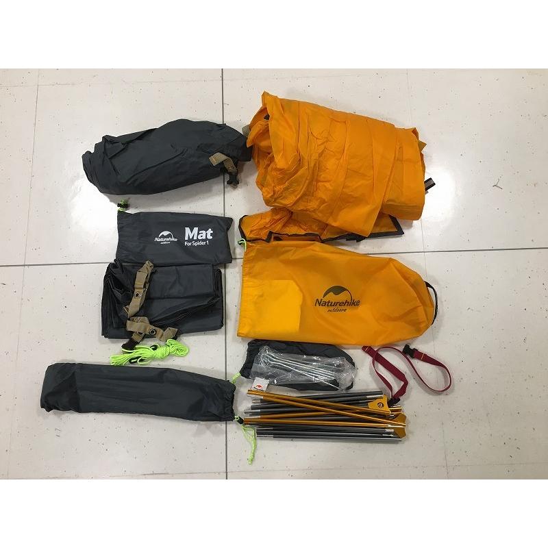 ネイチャーハイク NATURE HIKE 【マット付属】 Spider1 テント 4000