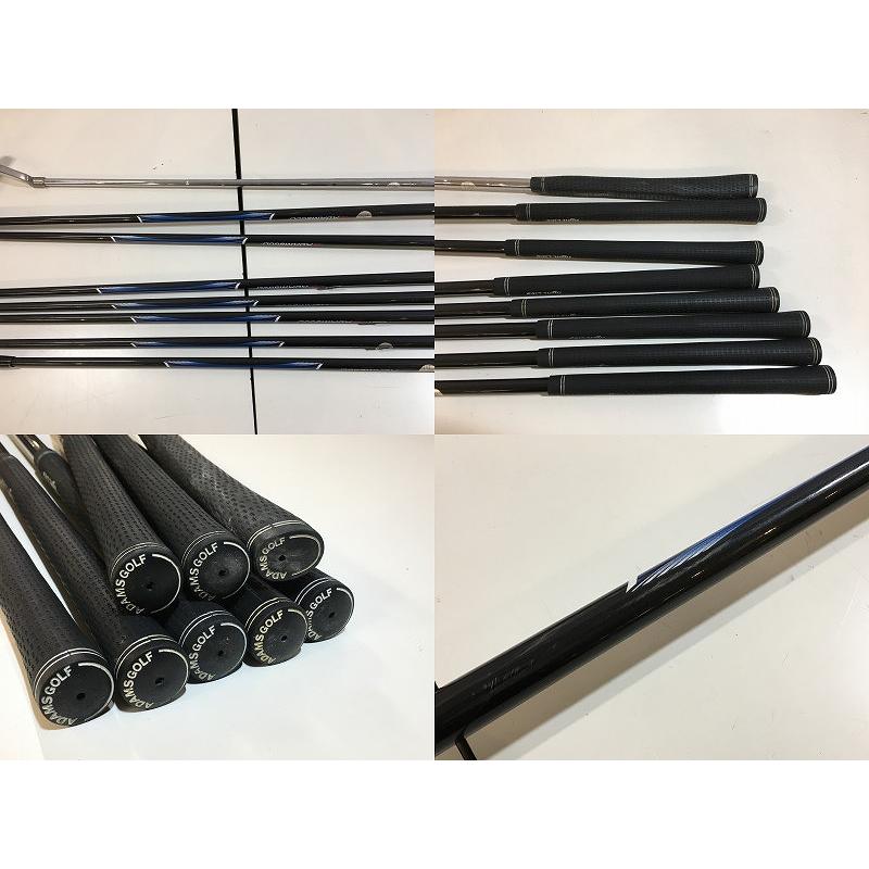 アダムス・ゴルフ ADAMS GOLF 【並品】右用ゴルフクラブ8本セット（5-8