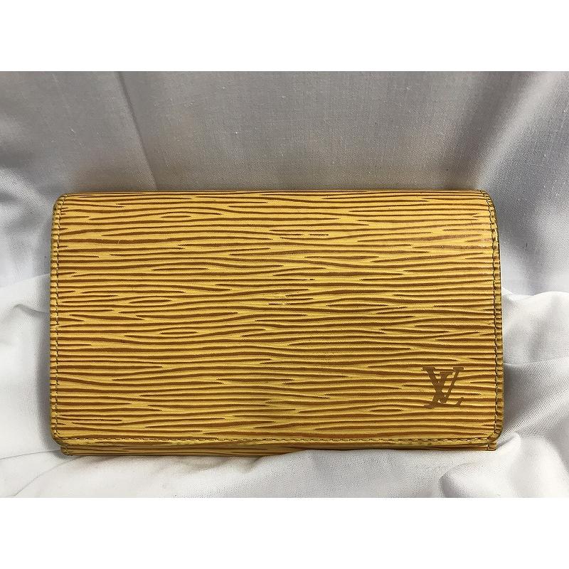 【極美品】ルイヴィトン エピ ポルトモネビエ トレゾール 二つ折り コンパクト 極美品】ルイヴィトン エピ ポルトモネビエ トレゾール 二つ折り