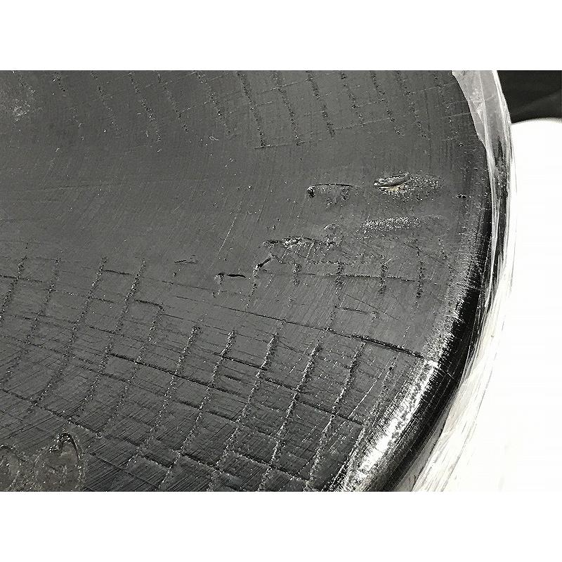 未使用】 Fatwood Factory 古材欅ポイントダイヤ入り漆塗り薪割り台 L