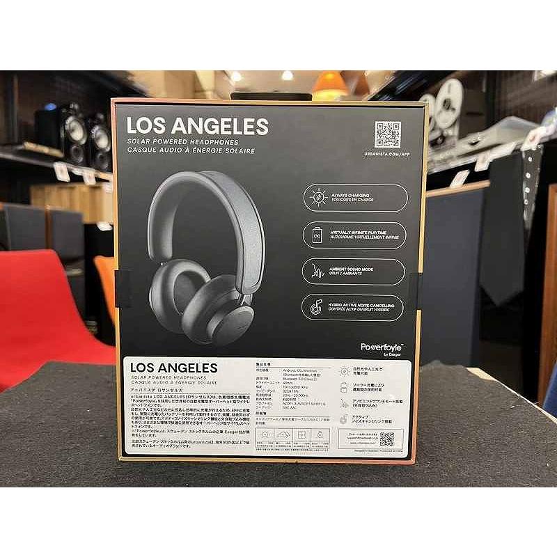 【定価29480円　試着のみ】ワイヤレスヘッドホン アーバニスタ ロサンゼルス urbanista LOS ANGELES Exager Solar Panel Noise Cancelling