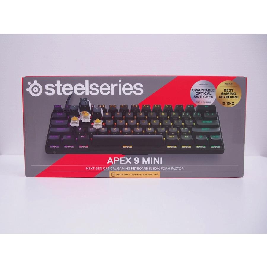 未使用】 スティールシリーズ steelseries ゲーミングキーボード Apex 