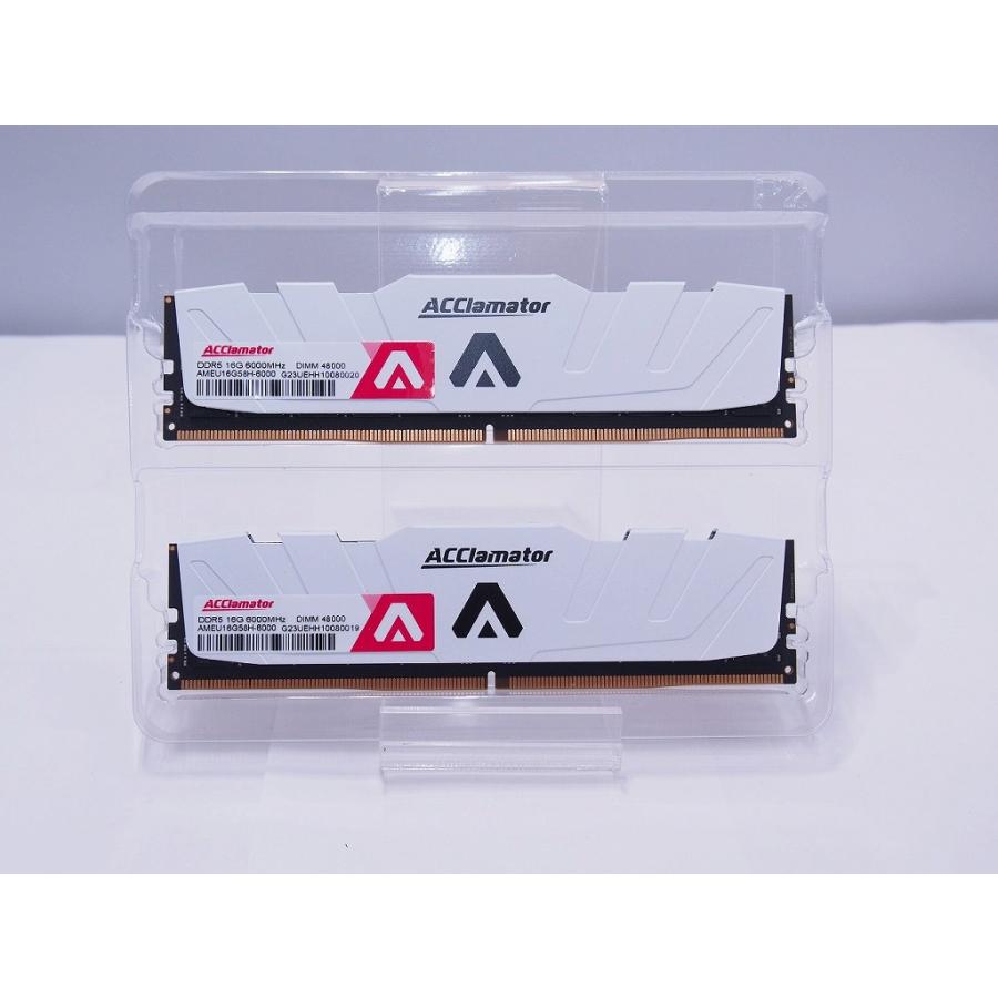 ACClamator DDR5メモリ AMEU16G58H-6000 : ワットマン Yahoo
