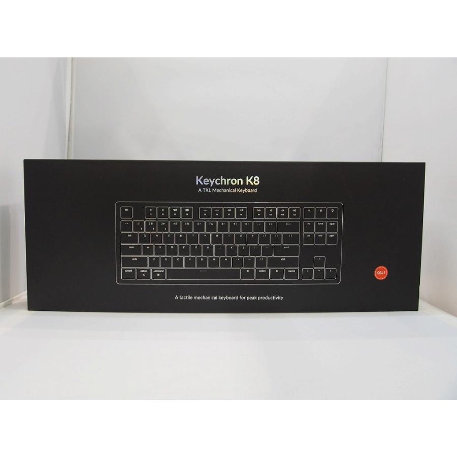Keychron K8 日本語配列 赤軸　メカニカルキーボード 美品 箱あり Keychron K8 Pro QMK/VIA ワイヤレス・メカニカルキーボード(JIS配列