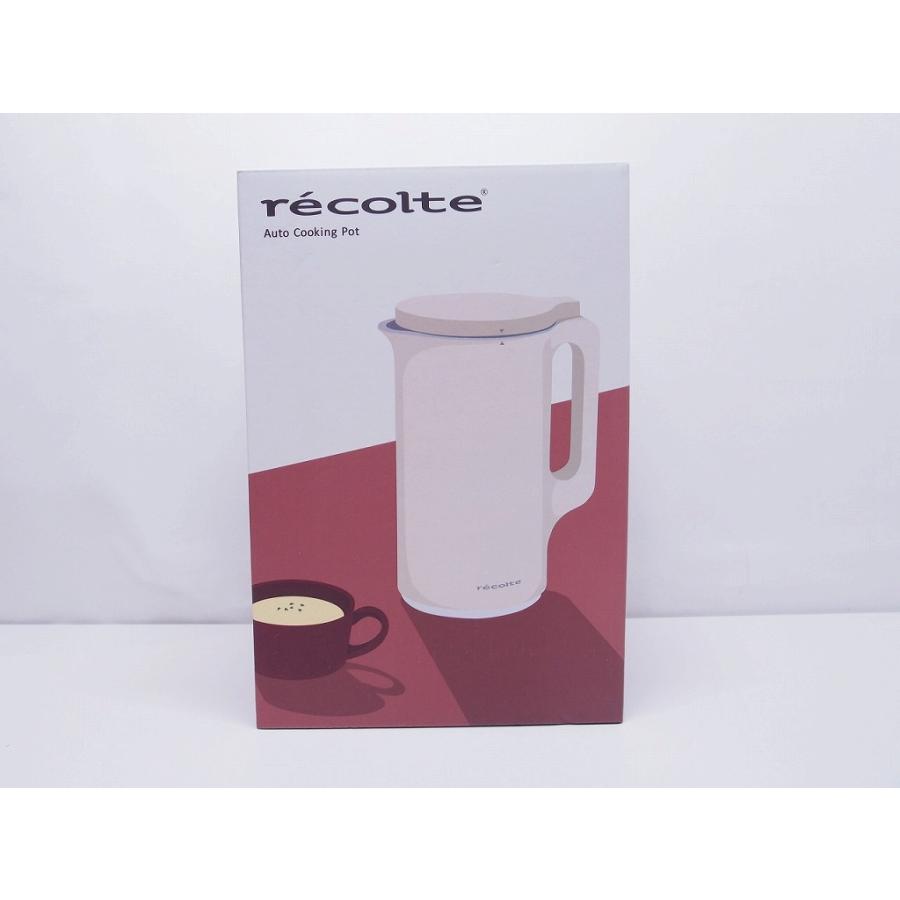 recolte 自動調理ポット RSY-2W【新品/未使用】 ノベルティ付き】レコルト 自動調理ポット ／ クリームホワイト