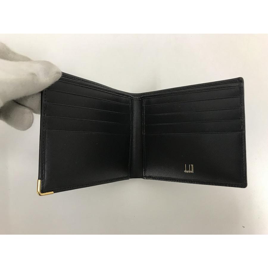 ダンヒル dunhill 美品 とことん極める！オトナ仕様の二つ折り財布
