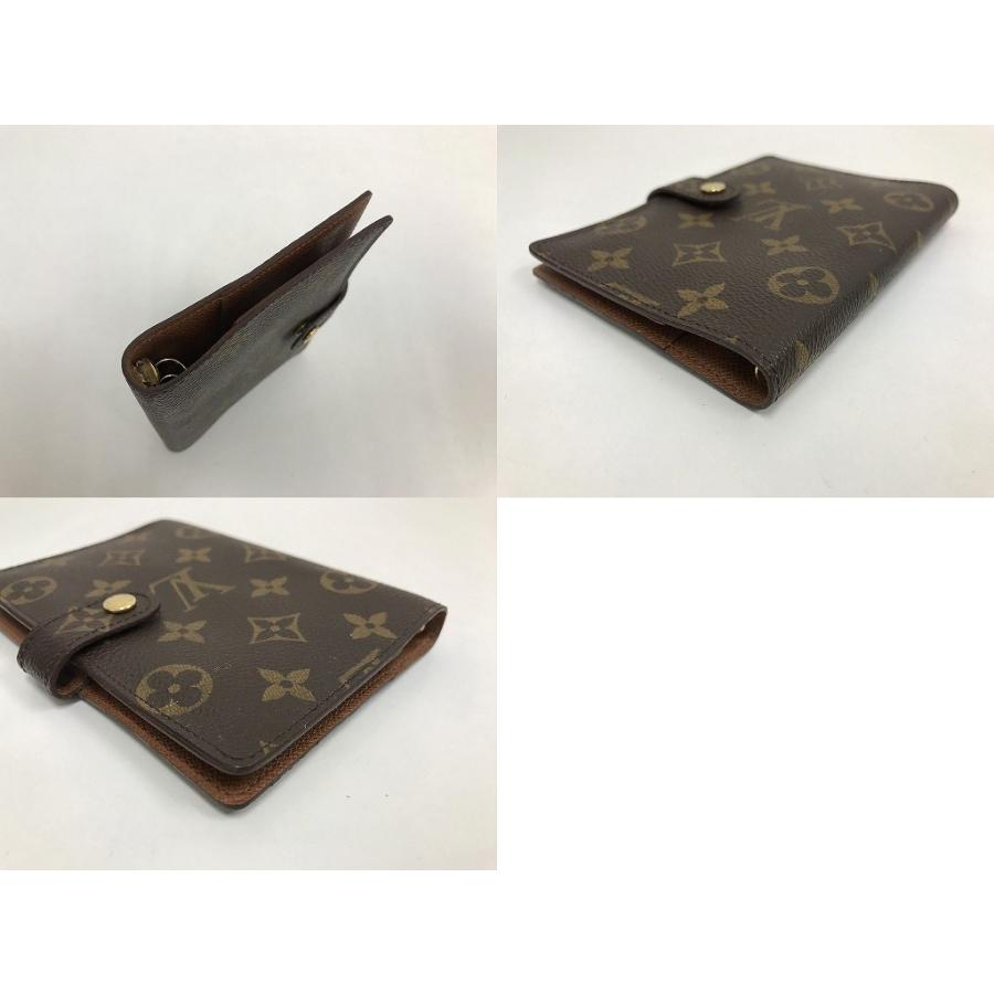 ルイ・ヴィトン LOUIS VUITTON 上品でスタイリッシュなお洒落の魅力 モノグラム アジェンダPM 6穴式手帳カバー 通勤通学 R20005の画像