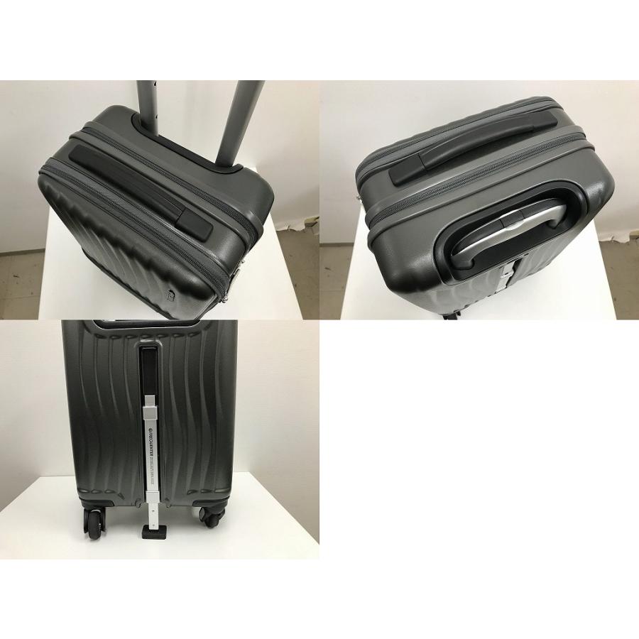 フリクエンター FREQUENTER 美品 静音 ストッパー付きスーツケース キャリー 4輪 約23L 約3.1kg 1〜2泊 機内持込み 1-217の画像