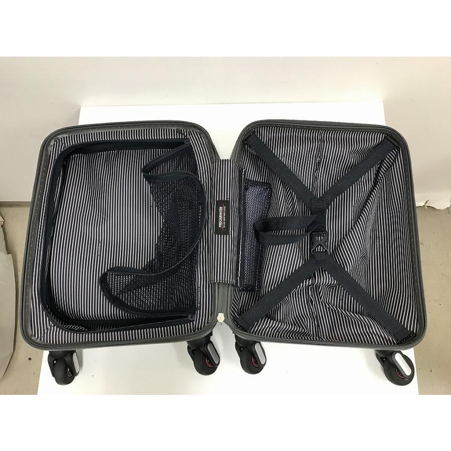 フリクエンター FREQUENTER 美品 静音 ストッパー付きスーツケース キャリー 4輪 約23L 約3.1kg 1〜2泊 機内持込み 1-217の画像