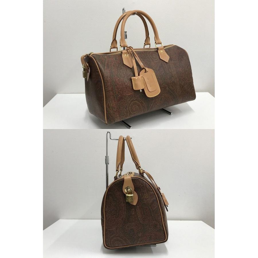 エトロ ETRO とことん極める！オトナ仕様の小さめボストンバッグ 上品でスタイリッシュなお洒落の魅力 ペイズリー柄 鞄_1