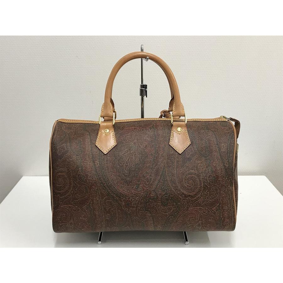 エトロ ETRO とことん極める！オトナ仕様の小さめボストンバッグ 上品でスタイリッシュなお洒落の魅力 ペイズリー柄 鞄_3