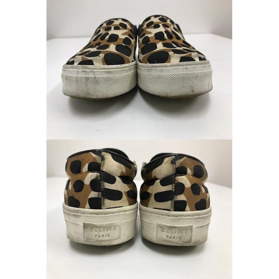 美品 CELINE PARIS レオパード シューズ ヒョウ柄 セリーヌ セリーヌ CELINE 圧倒的存在感！上品でエレガントなお洒落の魅力