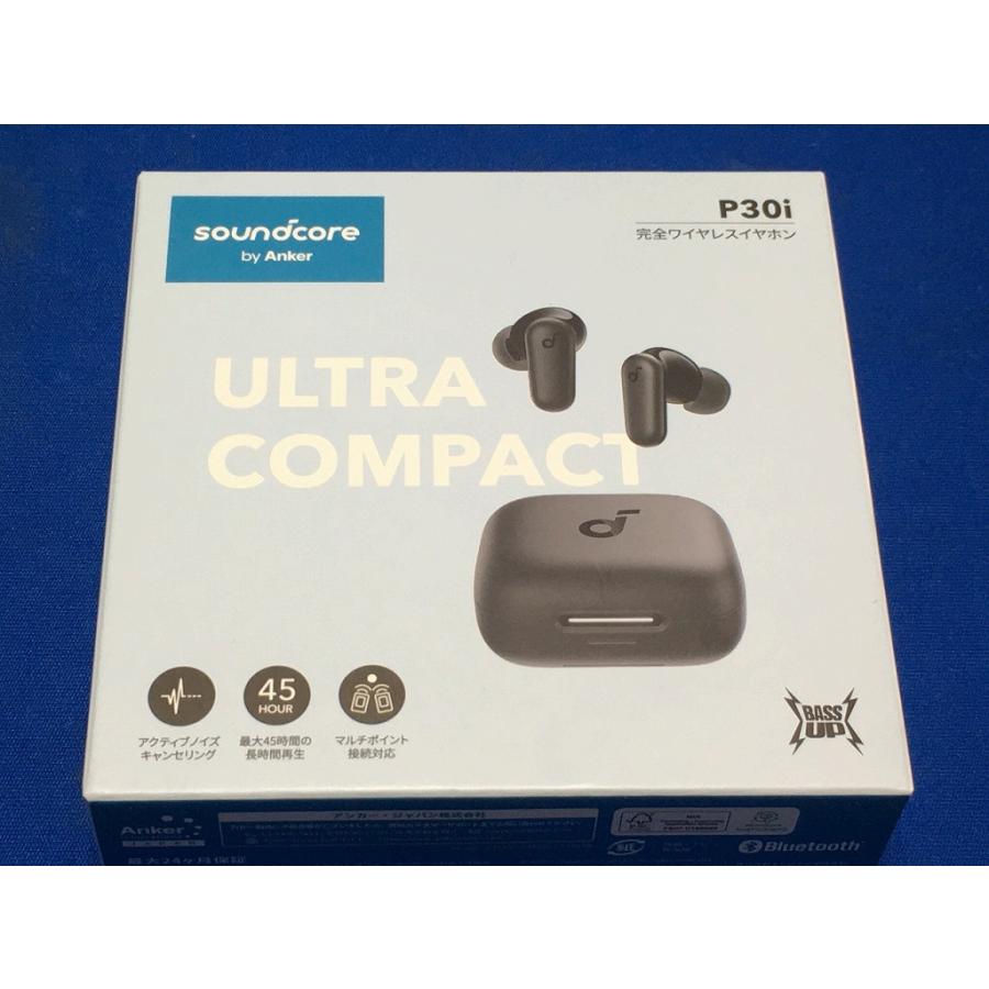 未使用】 アンカー Anker ワイヤレスイヤホン Soundcore P30i ブラック