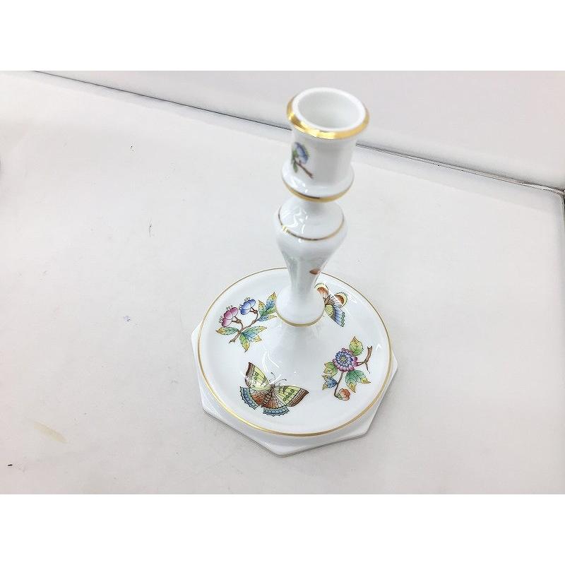 ヘレンド HEREND キャンドルスタンド 蝶_1