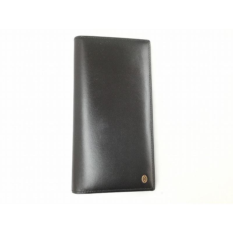 Cartier 黒 長財布 Cartier カルティエ 長財布 ラブコレクション ブラック 黒 二