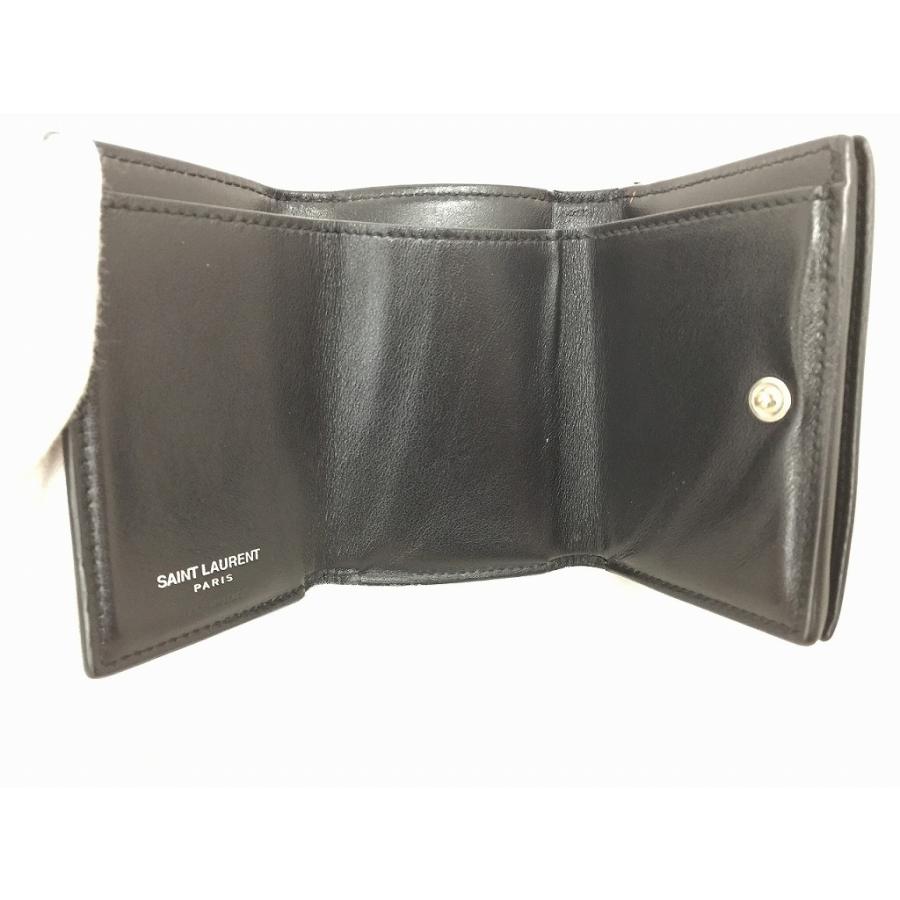サンローラン SAINT LAURENT 3つ折り財布 ブラッグ 462366