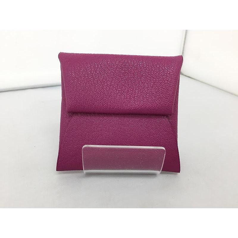 エルメス HERMES バスティア コインケース / 小銭入れ ピンク