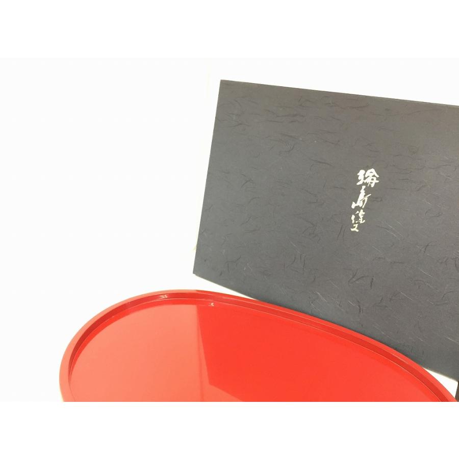 ワジマヌリ 輪島塗 お盆 漆器 赤/黒 : ワットマン Yahoo!ショッピング