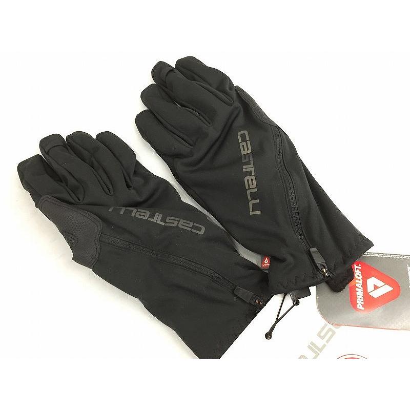 【未使用】 カステリ CASTELLI ROSSO CORSA SPETTACOLO ROS GLOVE サイクルグローブ BLACK Lサイズの画像