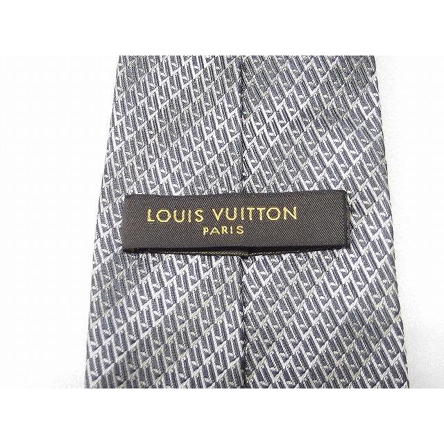 ルイヴィトン LOUIS VUITTON メンズ ネクタイ グレー系 : ワットマン