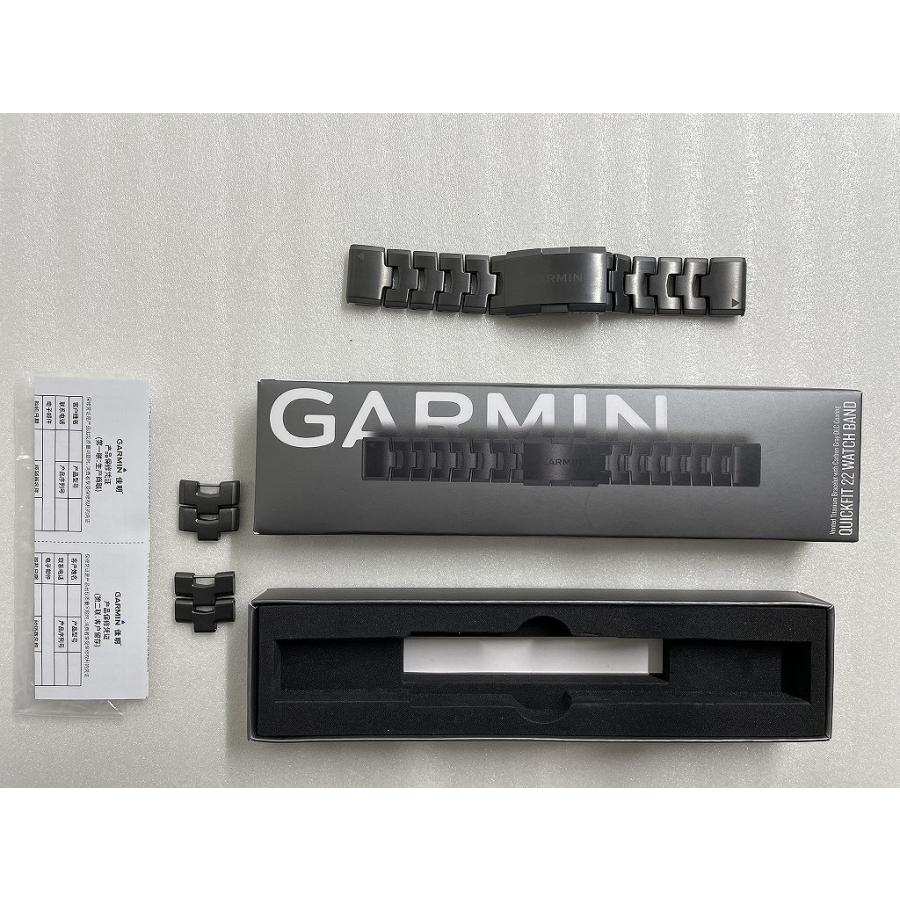 ガーミン GAMIN QuickFit F6 22mm Carbon Gray DLC Titanium 替え