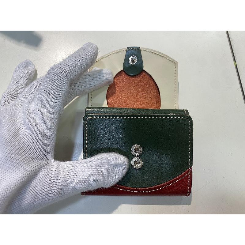 クアトロガッツ　小さいふ　栃木レザー　ペケーニョ （カラー：トマト） 小さい財布・ミニ財布・コンパクト財布｜小さいふ。ペケーニョ｜「栃木