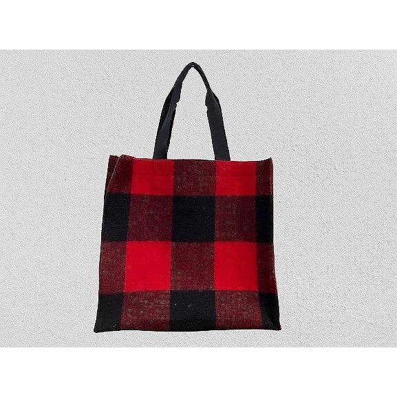 未使用 WOOLRICH ウールリッチ イタリア製 2室 トートバッグ ウールリッチ Woolrich ハンドバッグ レッド系 : ワットマン Yahoo