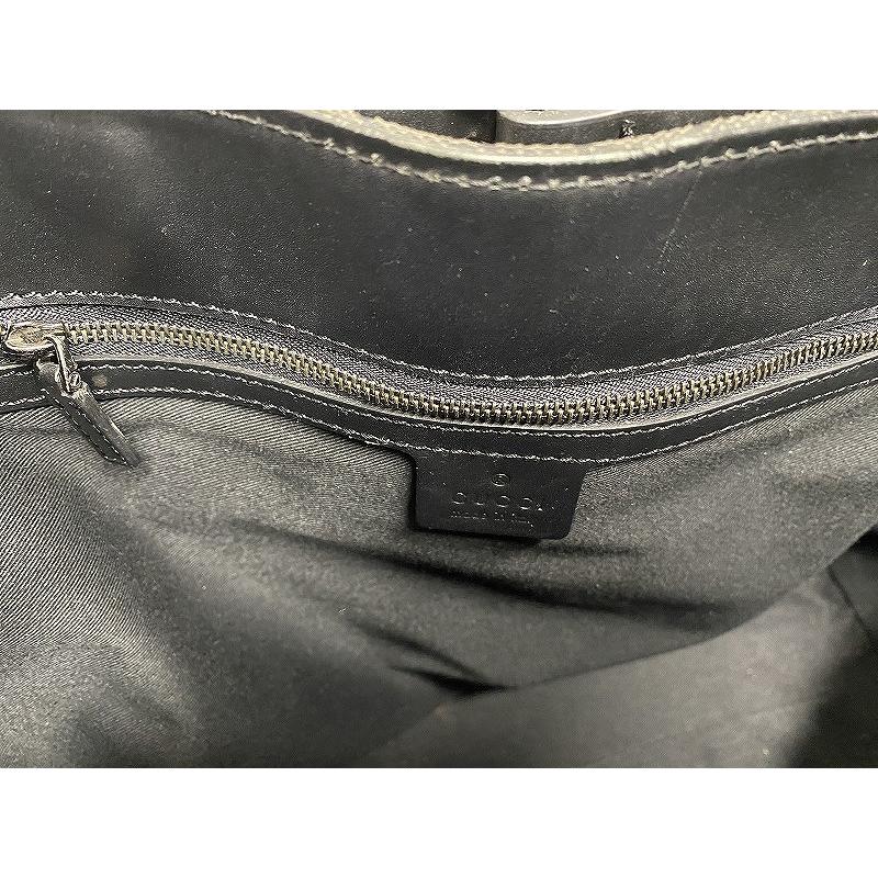 グッチ GUCCI トートバッグ ブラック系・GGキャンバス 106251 グッチ GUCCI トートバッグ ブラック系・GGキャンバス 106251