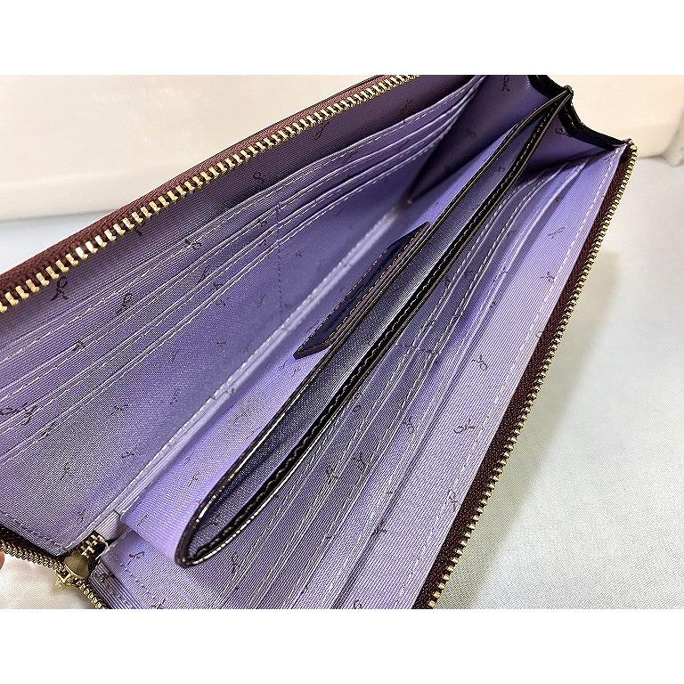 54 未使用 ロベルタディカメリーノ 長財布 パープル 紫 エナメル 箱 54 未使用 ロベルタディカメリーノ 長財布 パープル 紫 エナメル