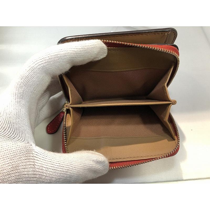コーチ COACH ビルフォールド ウォレット・レキシー 二つ折財布 赤