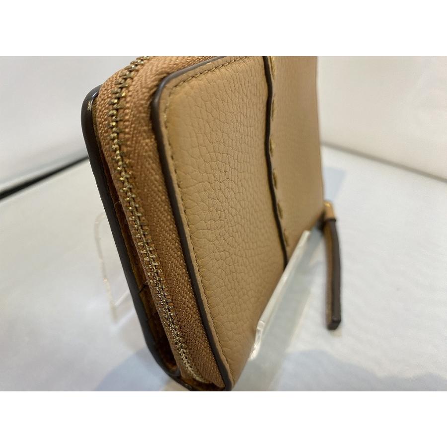 トリーバーチ TORY BURCH 二つ折り財布 MCGRAW ベージュ系