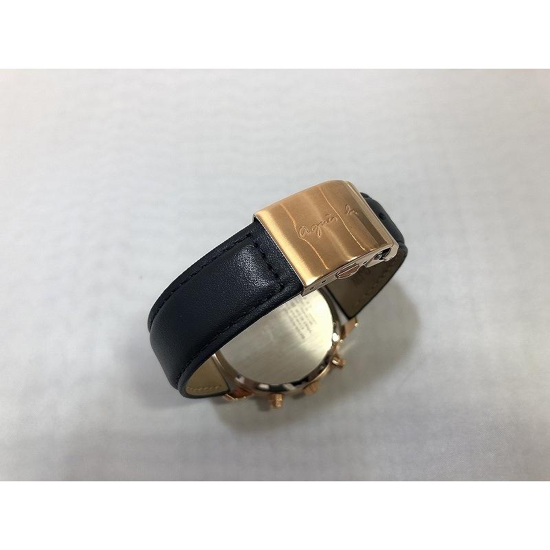 アニエスベー agnes b. クオーツ ソーラー アナログ 腕時計 3針