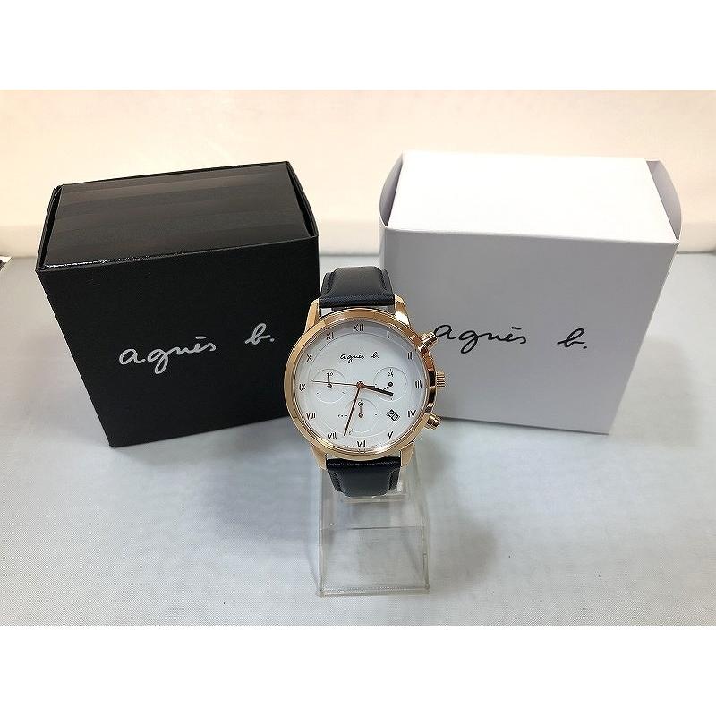 アニエスベー agnes b. クオーツ ソーラー アナログ 腕時計 3針