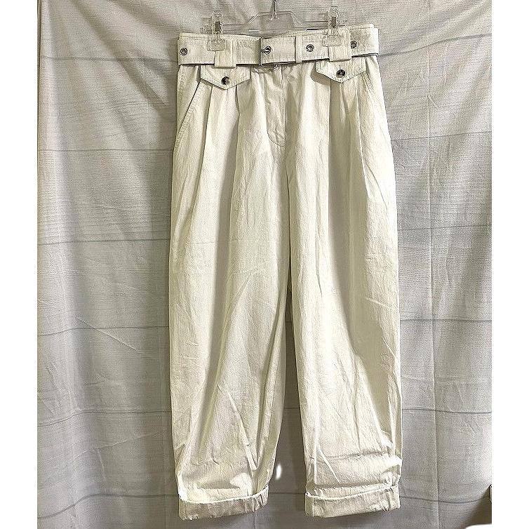 ルイヴィトン LOUIS VUITTON パンツ ボトム ベルト付き レディース チノパン ロングパンツ 38 モノグラム FKPA89ZTG