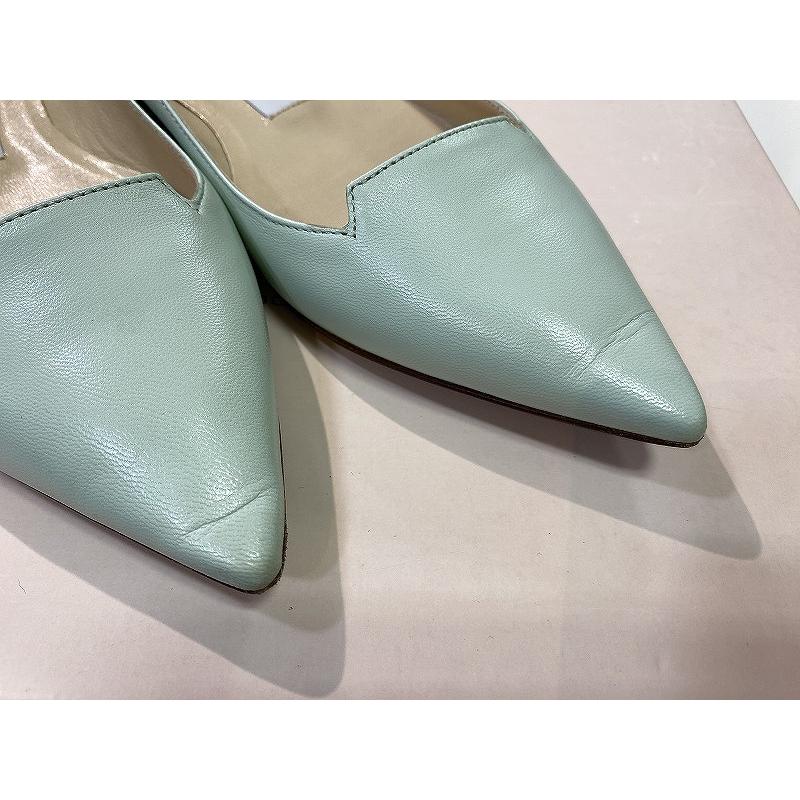 ジミーチュウ JIMMY CHOO ローヒールパンプス ブルー系 : ワットマン