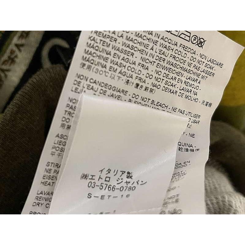エトロ ETRO 50th 限定デザイン 総柄パーカー 希少 総柄 MSA19