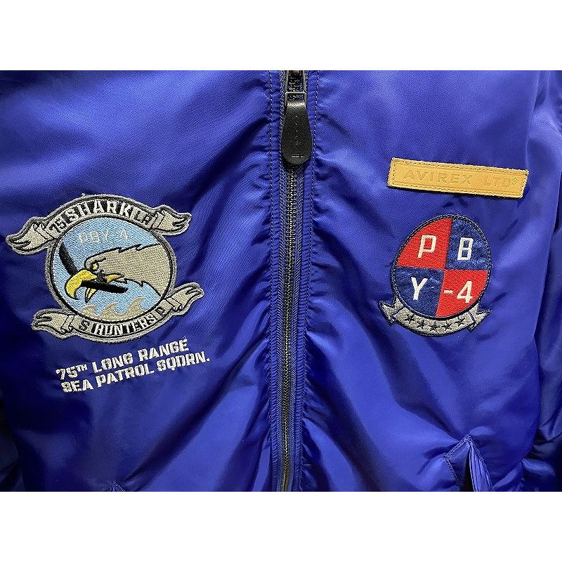 アヴィレックス AVIREX MA-1 フライトジャケット XL ネイビー