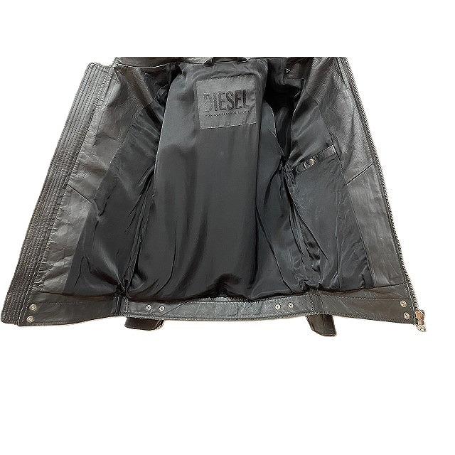 ディーゼル DIESEL L-BOY-R-NEW JACKET メンズ レザージャケット