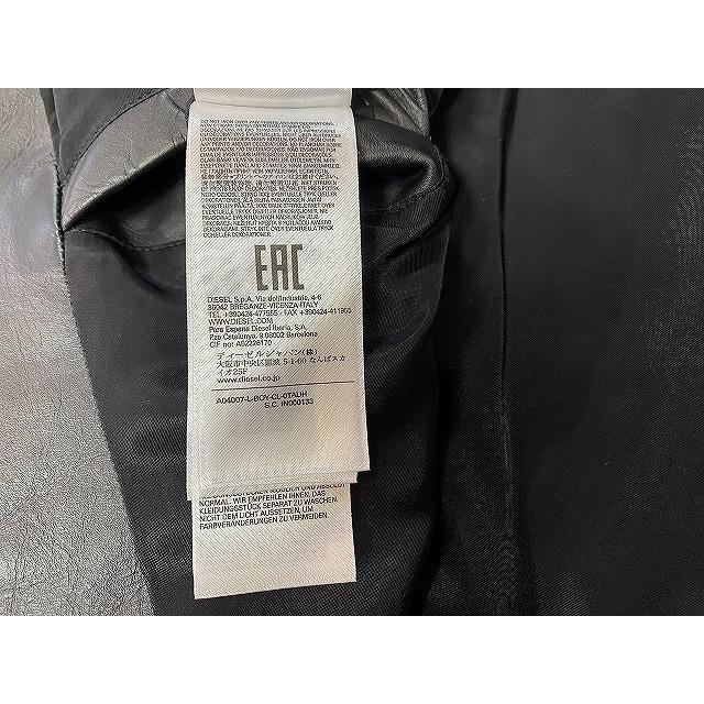ディーゼル DIESEL L-BOY-R-NEW JACKET メンズ レザージャケット