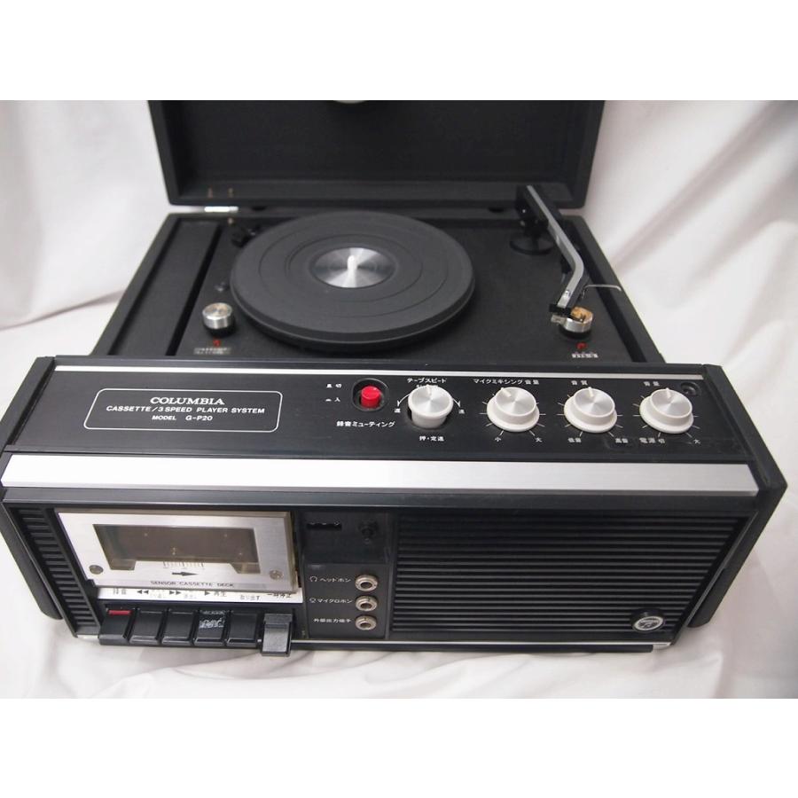 コロンビア　レコードプレイヤー　IS-20 コロンビア Columbia カセット レコードプレイヤー G-P20 : ワットマン