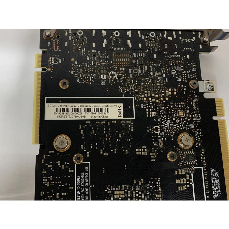 ゾタック ZOTAC グラフィックボード GeForce RTX 2070 SUPER 8G