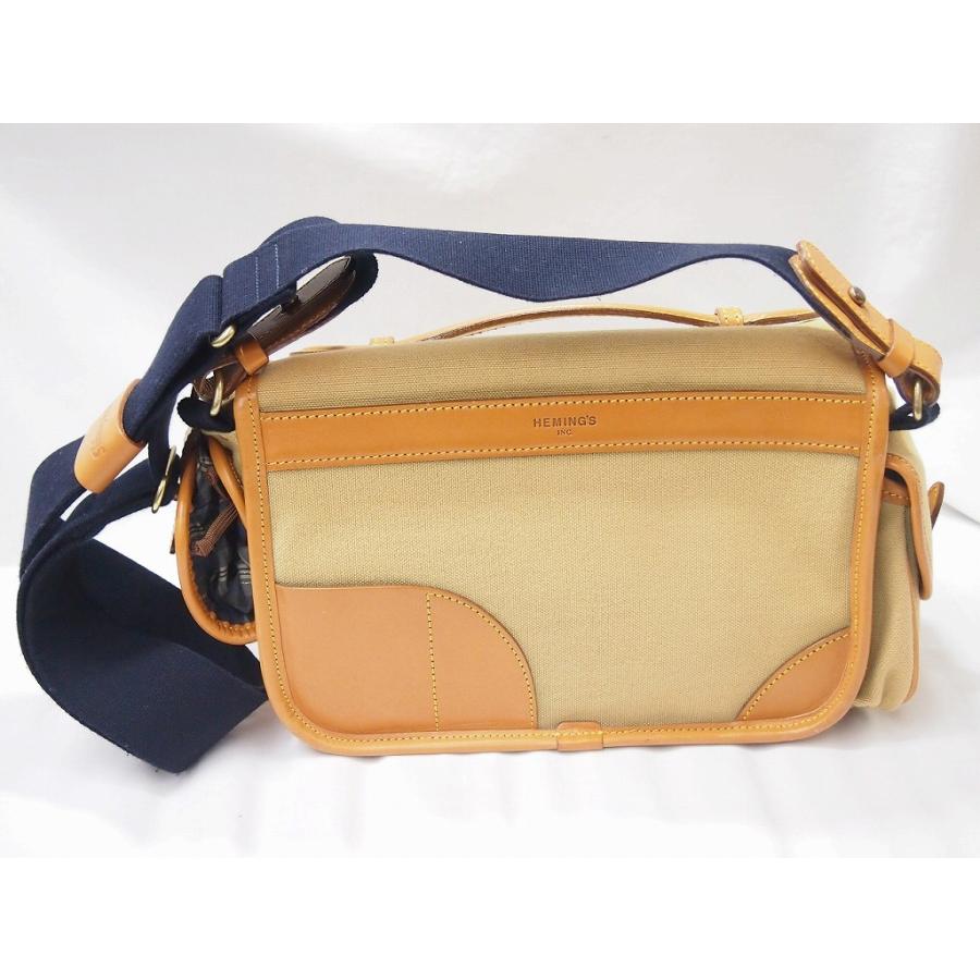 ヘミングス サンタツ浅井慎平モデルカメラバッグショルダーバッグ