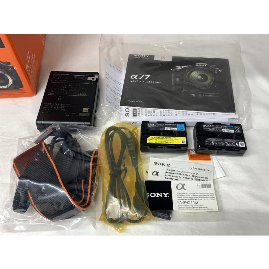美品 SONY デジタル一眼 α77 SLT-A77V セット 送料無料】 ソニー SONY デジタル一眼レフカメラ α77 SLT-A77V ボディ