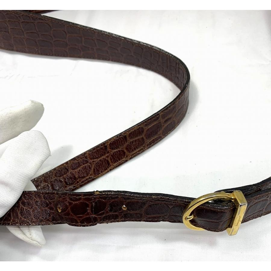 サルヴァトーレフェラガモ Salvatore Ferragamo ダブルガンチーニ  