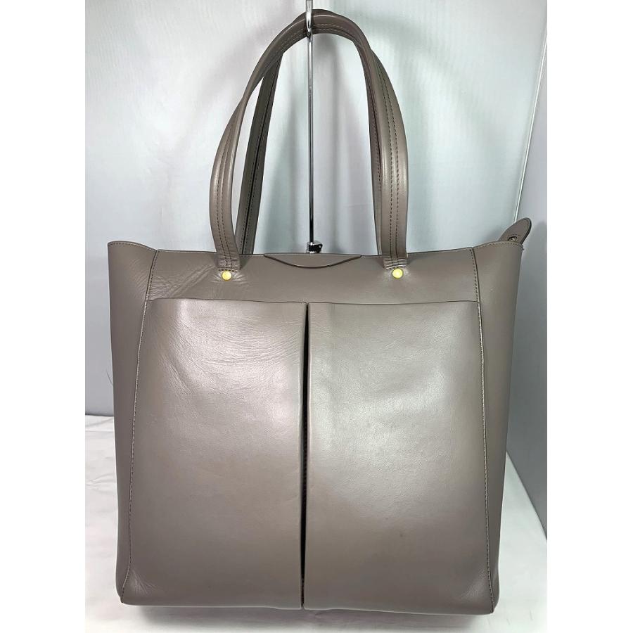 ANYA HINDMARCH トートバッグ レザー ベージュ アニヤハインドマーチ Anya Hindmarch レザートートバッグ