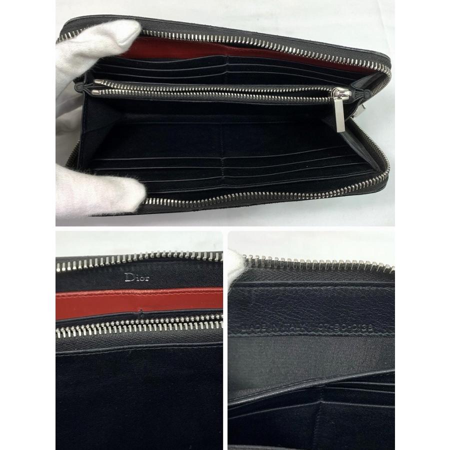 ディオールオム Dior HOMME ラウンドファスナー長財布 : ワットマン