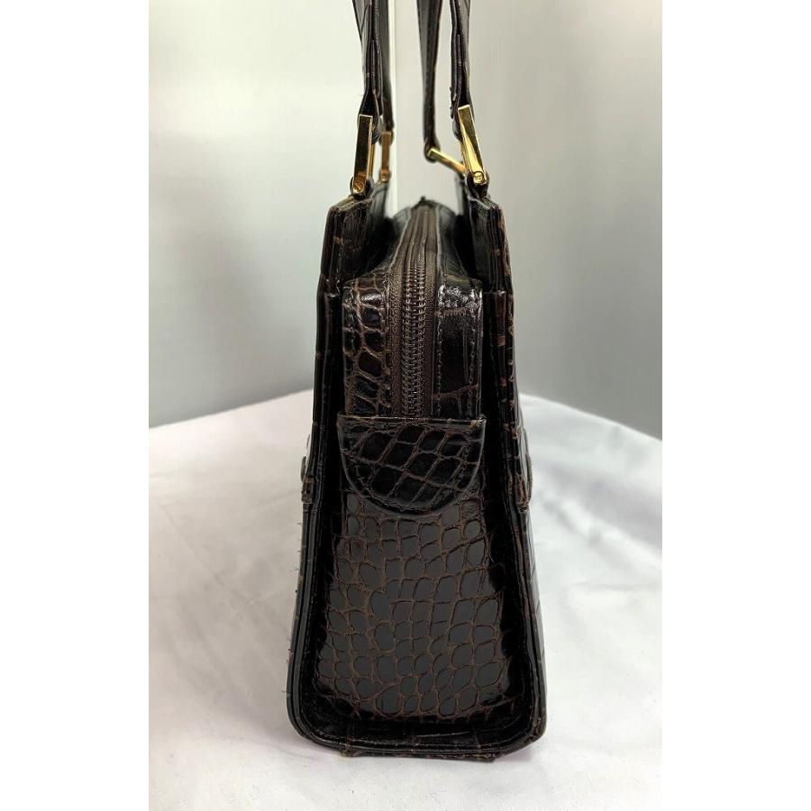 イヴサンローラン Yves Saint Laurent クロコダイル型押し